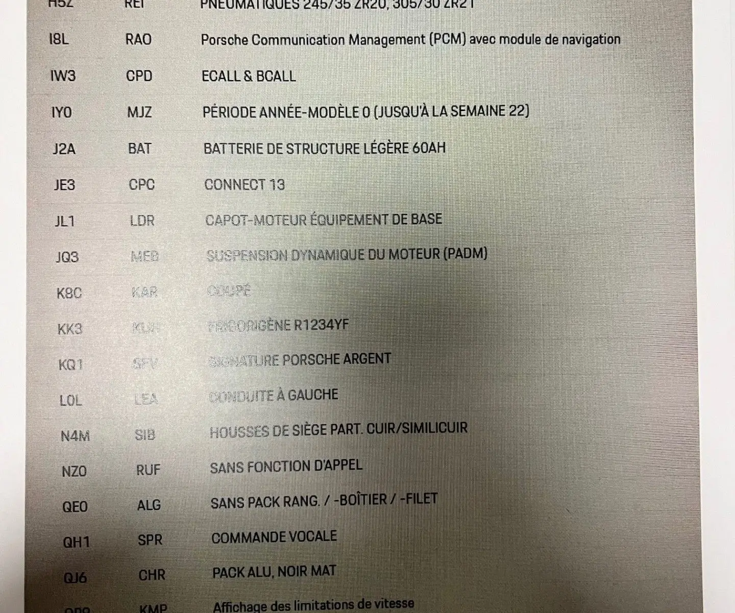 Vue de profil côté gauche d'une Porsche 911 Carrera S 2019 en argent GT avec jantes RS Spyder sport design.