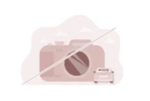 Vue 3/4 avant d'une Citroën C4 e-HDi 115 bleu 2015 avec phares LED et calandre distinctive.