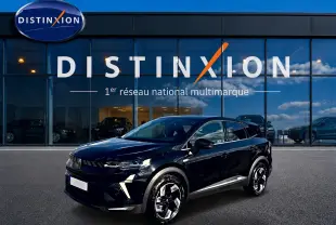 Renault Symbioz 2026 noir étoile en 3/4 avant droit, avec jantes alu distinctives et calandre moderne.
